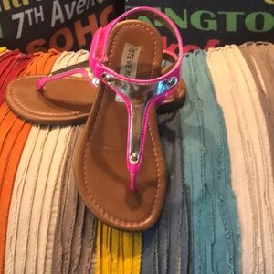 Steve Madden Hot Pink Girl’s Sandals size 12